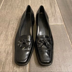 Salvatore Ferragamo Patent Leather Loafers